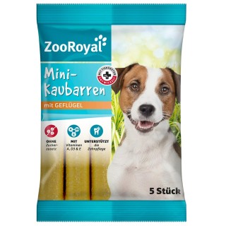 ZooRoyal Mini Kaubarren mit Geflügel 250g