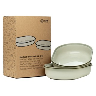 SureFeed® Schale 2er Pack grau
