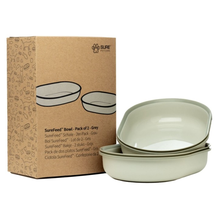 SureFeed® Schale 2er Pack grau