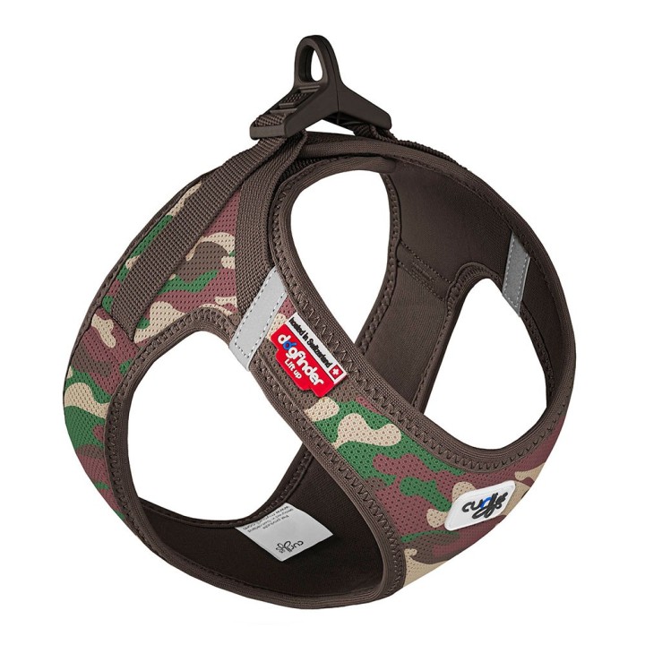 Curli Vest Geschirr Clasp Air-Mesh, camouflage - Größe 2XS: Brustumfang 30,2 - 33,8 cm