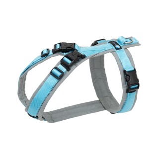 annyx Brustgeschirr Open Fun grau/ eisblau XXS