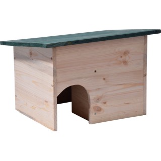 Igelhaus Bausatz mit grünem Dach