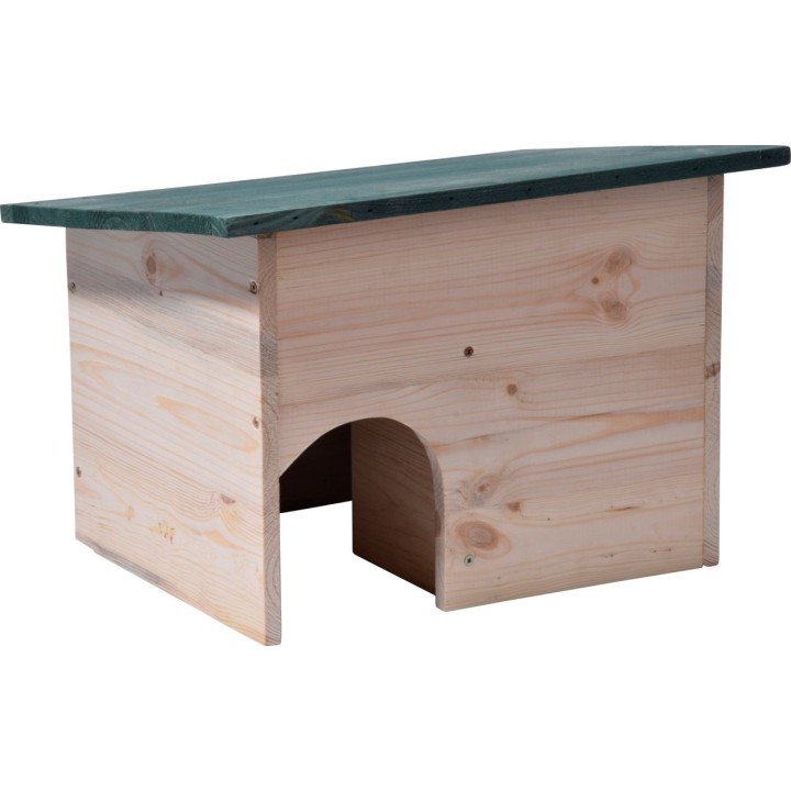 Igelhaus Bausatz mit grünem Dach