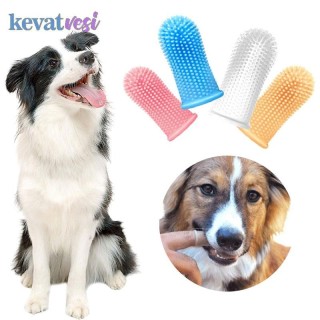 Weiche Haustier Hund Finger Zahnbürste Pet Zähne Oral Reinigung Pinsel für Hunde Katzen Hund Mundgeruch Zahnstein Zahnpflege