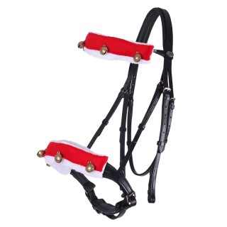 QHP Halfter  Trensenpads Weihnachten