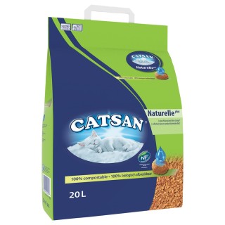 Catsan Naturelle Plus Katzenstreu - 20 l