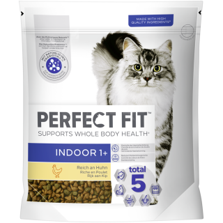 Katze Beutel Indoor 1+ mit Huhn 1,4kg