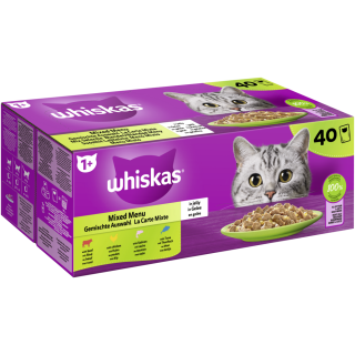 Portionsbeutel Multipack 1+ Gemischte Auswahl in Gelee 40 x 85g