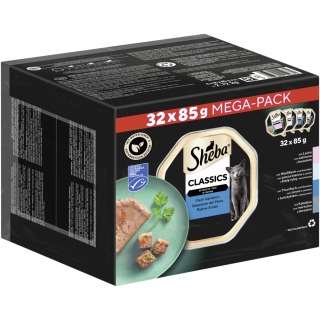 Classics Multipack Schale Fisch Variation in Pastete MSC 32x85g
