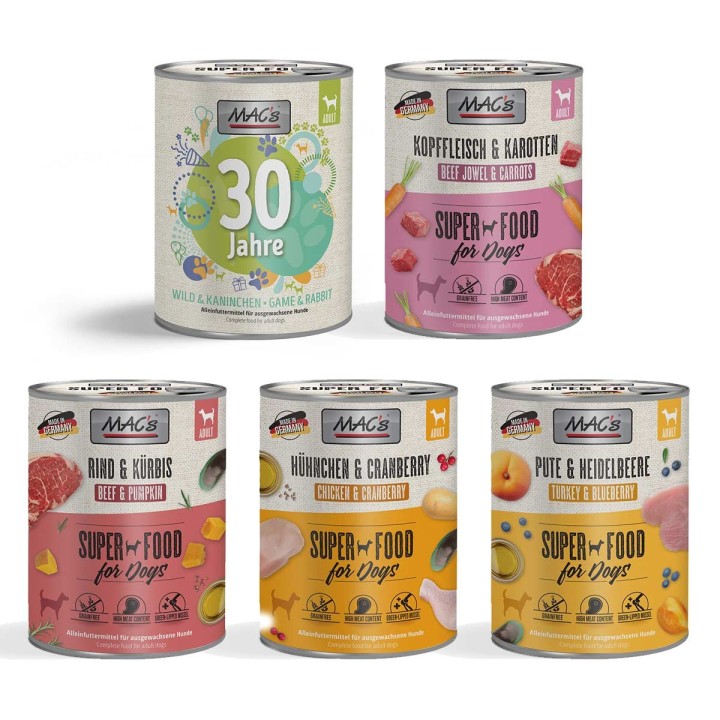 MAC's Dog Multipack "Bestseller 2" 6x800g