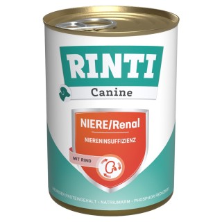 RINTI Canine Niere/Renal mit Rind 400 g - 12 x 400 g