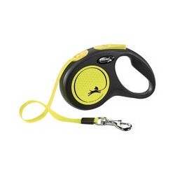 Flexi® New Neon 5 m / 15 kg - mit Gurt [5m / 15kg]