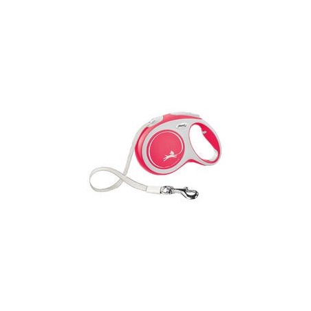 Flexi® New Comfort - mit Gurt [5m / 60kg - Rot]