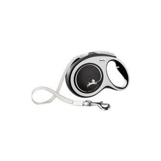 Flexi® New Comfort - mit Gurt [8m / 50kg - Schwarz]