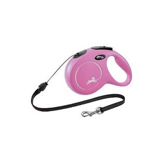 Flexi® NEW Classic, 5 m / 12 kg - mit Seil [Pink]
