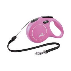 Flexi® NEW Classic, 5 m / 12 kg - mit Seil [Pink]
