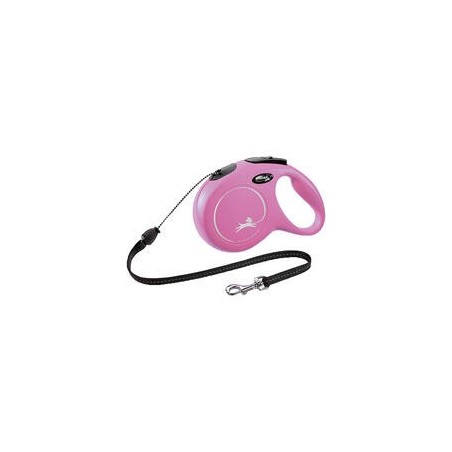 Flexi® NEW Classic, 5 m / 12 kg - mit Seil [Pink]