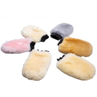 Euroriding Putzhandschuh Puha 3 mit Lammfell einseitig