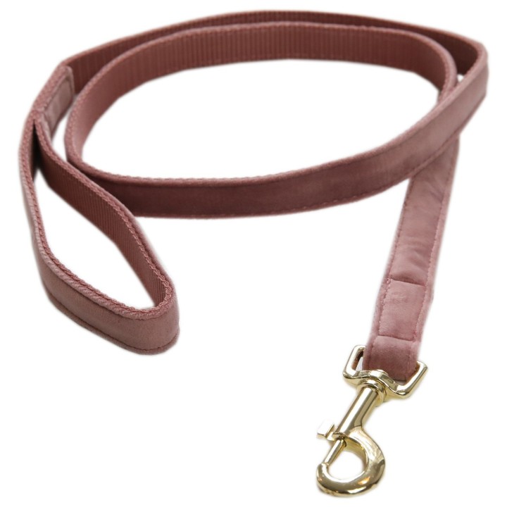 Kentucky Dogwear Hundeleine Dog Lead "Velvet" - Old Rose