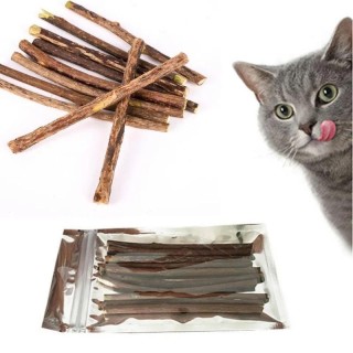 10/15/20 teile/los Katzenminze Stick Haustier Katze Molaren Spielzeug Natürliche Holz Polygonum Sticks Reinigung Zähne Linder