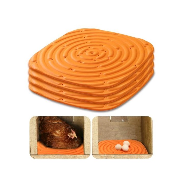 2 Stück/4 Stück Hühnerstall-Matte, waschbare Hühnernest-Pads, langlebig, bequem, gesunde Hühnerstall-Einstreu zum Eierlegen,