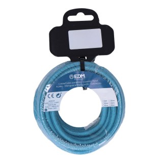 Cable Cordón Tubular 2x0,75mm C68 Azul CLARO 5m