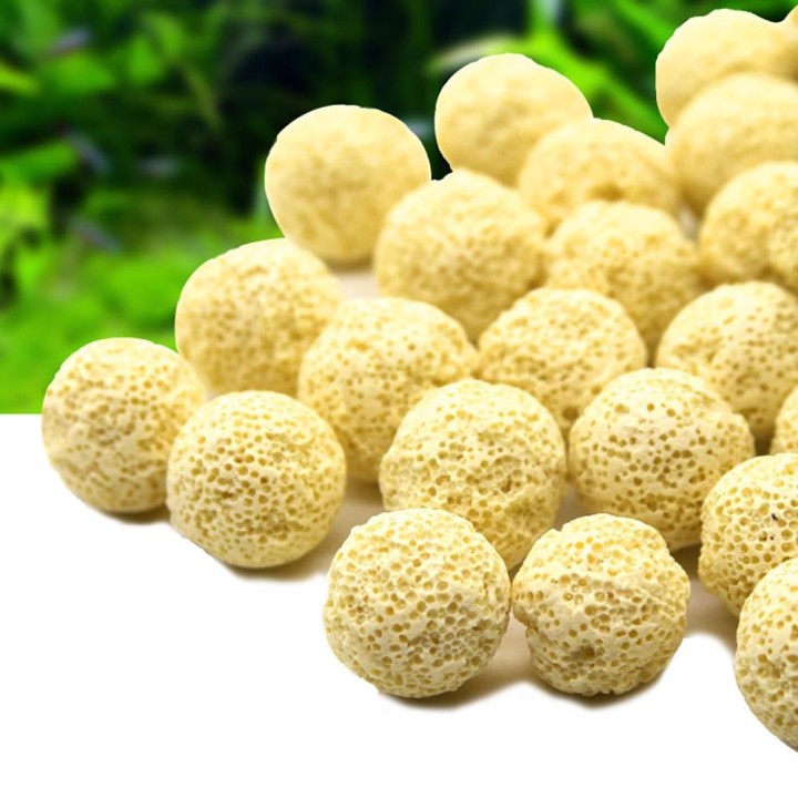 Aquarium-Filtermedien-Ball, Aquarium-Bio-Ball für Aquarium-Filter 20 pcs gelb