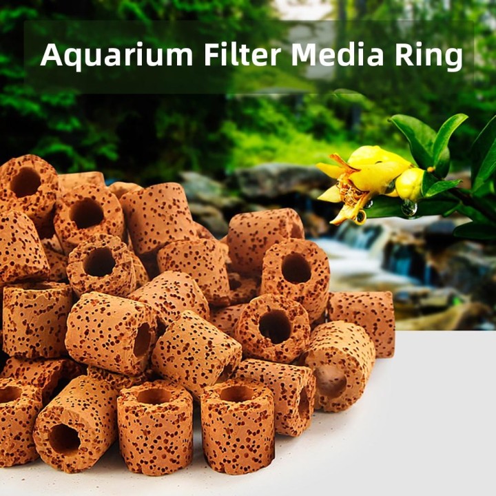 Aquarium-Filtermedienring Bio-Ring für Aquariumfilter 50pcs