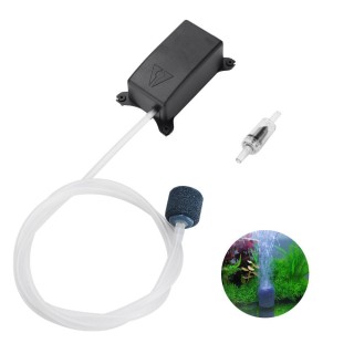Aquarium-Luftpumpen-Sets, Sauerstoff-Luftpumpe mit Schlauch-Rückschlagventil, Luftstein für Aquarien US PLUG
