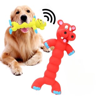 Hundespielzeug Tierform Quietschspielzeug Hunde Katzen Haustierbedarf Haustierprodukte Welpen Haustierspiel Kauspielzeug rot