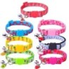 Haustierhalsband mit Glöckchen, Obstmuster, buntes Hunde-/Welpen-/Katzen-Zubehör, Kätzchenhalsband, verstellbare Sicherheitsg