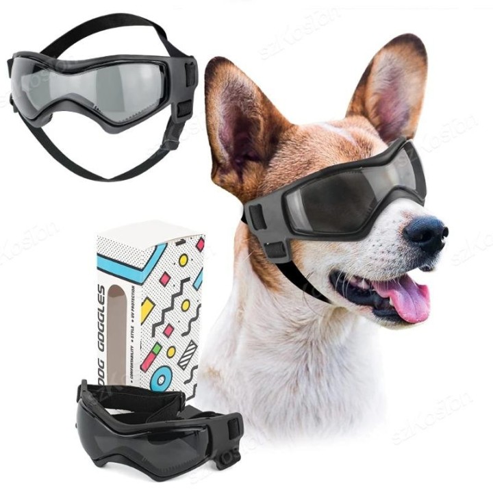 Haustierzubehör Hunde-Sonnenbrille mit UV-Schutz für den Außenbereich, Katzen- und Hundebrille für kleine und mittelgroße Hun