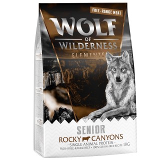 Wolf of Wilderness SENIOR Sensitiv "Rocky Canyons" Freiland-Rind - getreidefrei - 1 kg
