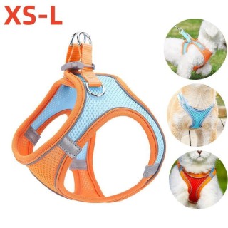 XS-L Outdoor Dog Walking Atmungsaktive Weste Stil Brustgurt Reflektierendes Zugseil Heimtierbedarf für Chihuahua Kleine große
