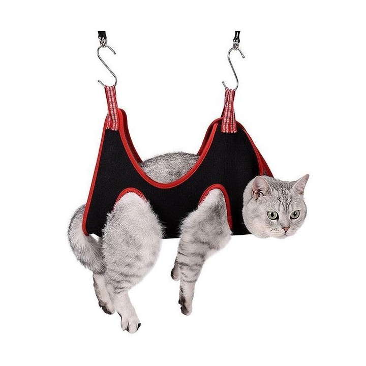 Katzenhängematte, Haustier-Nagelschneiden für kleine und mittelgroße Katzen und Hunde. Beauty-Hängematten, Haustierpflegezube