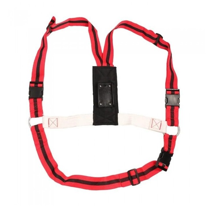 MatingMark Deluxe Anti-Scheuer-Rammgeschirr One Size schwarz/rot