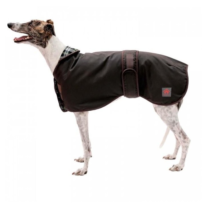 Firefoot Windhund gewachster Hundemantel 41cm braun