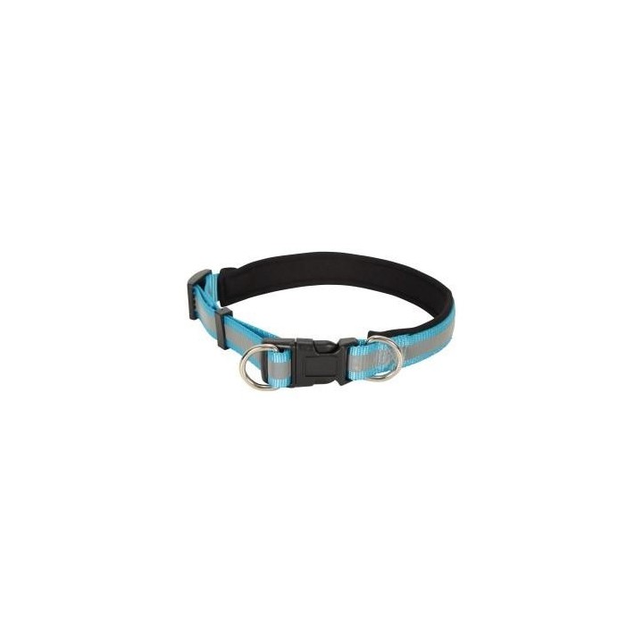 Reflektierendes Hundehalsband von Jackson Pet Co S-M blau