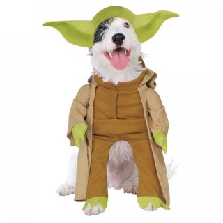 Star Wars Yoda Hundekostüm S schwarz