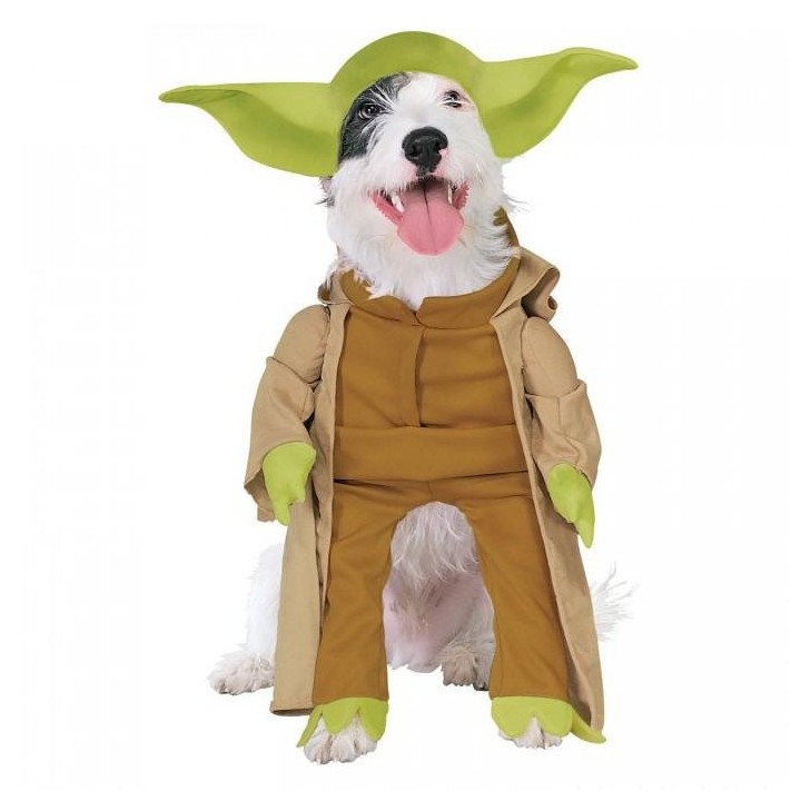 Star Wars Yoda Hundekostüm S schwarz