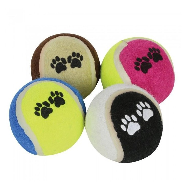 Regatta Hunde Tennisbälle (Packung mit 4) One Size schwarz