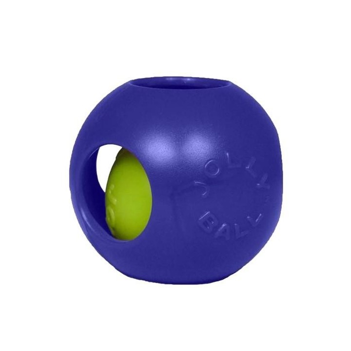 Horsemens Pride Jolly Ball Teaser Hundespielzeug 6in blau