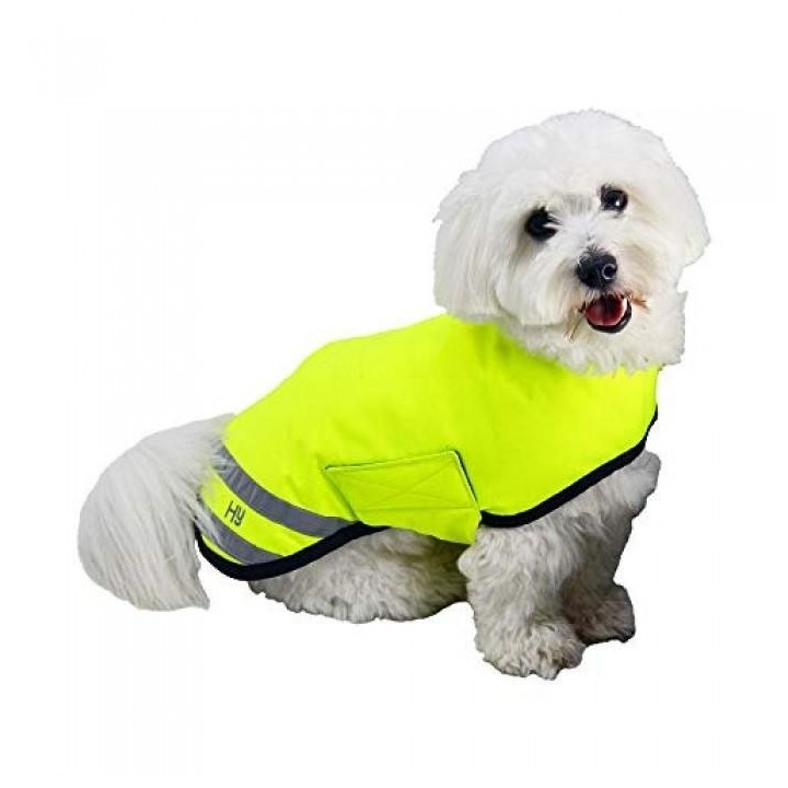 HyVIZ Reflector Wasserdichter Hundemantel L gelb