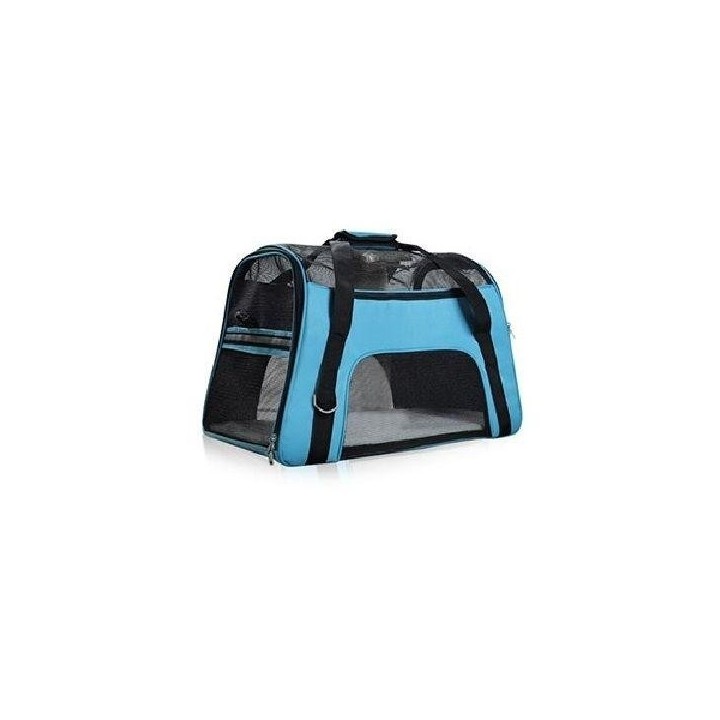 Transporttasche für Hunde- und Katzenkostüm blau