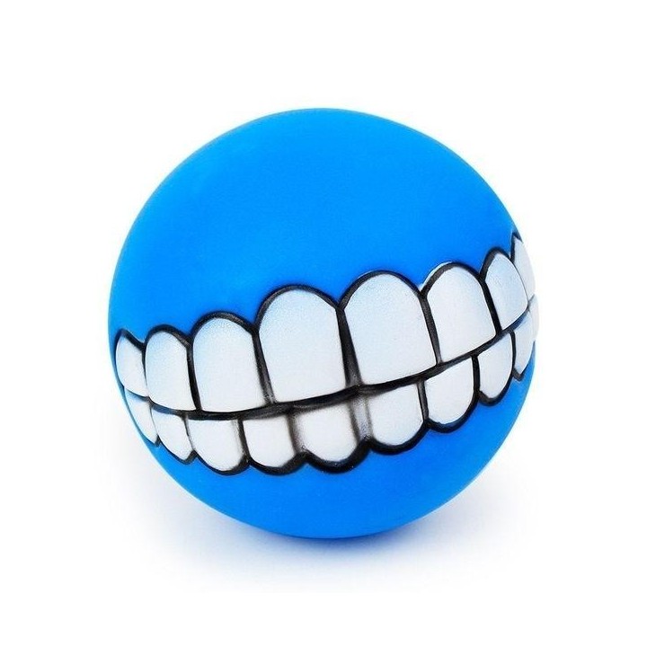 Ballspielzeug mit Zahnmuster für Hundetierspiel