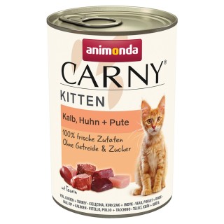 animonda Carny Kitten 12 x 400 g - Kalb, Huhn & Pute