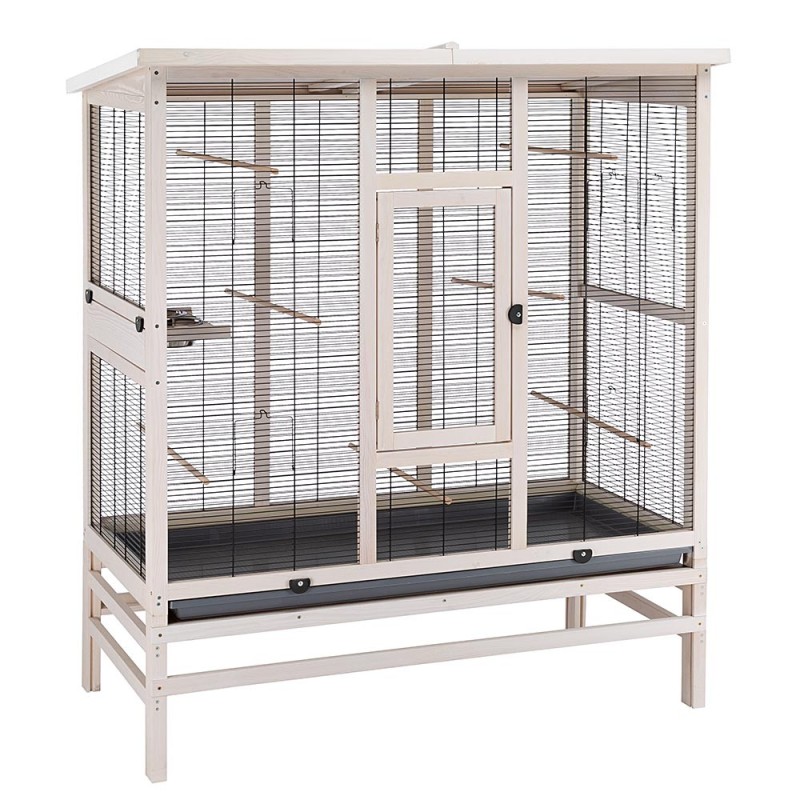 Ferplast Vogelvoliere Bella Casa - Größe L: L 131,5 x B 67 x H 153 cm (2 Pakete*)