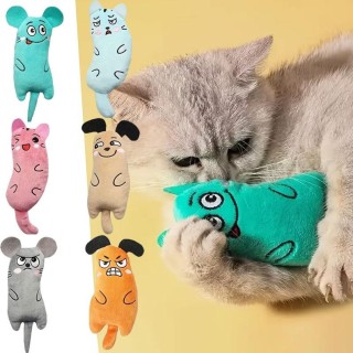 Nette Katze Spielzeug Lustige Interaktive Plüsch Katze Spielzeug Mini Zähne Schleifen Katzenminze Spielzeug Kätzchen Kauen Qu