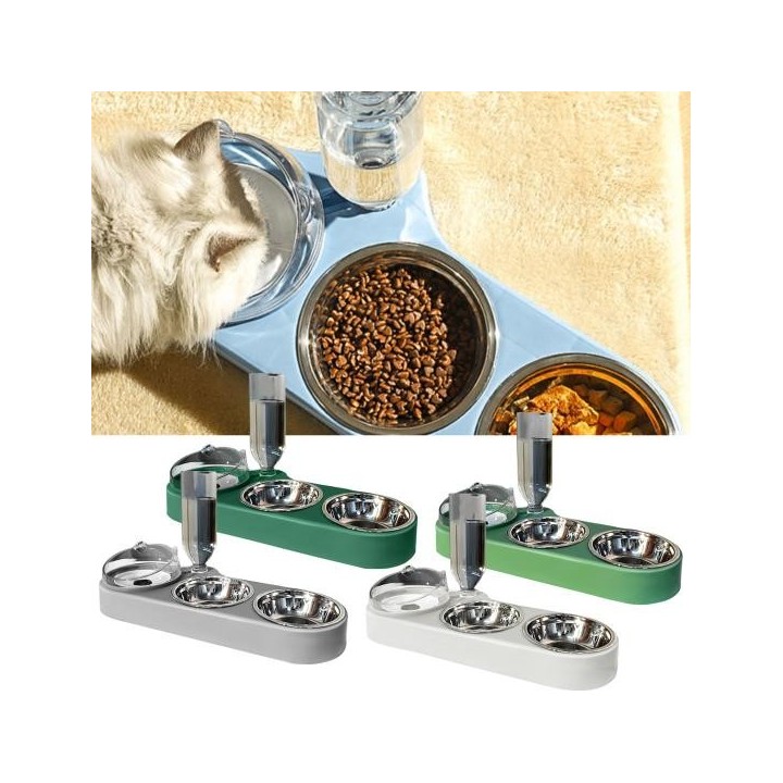 Hochleistungs-Futternapf für Haustiere, abgeschrägtes Mund-Set mit spritzwassergeschütztem, automatisch trinkendem, multifunk