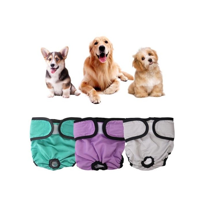 Verstellbares Befestigungsband, elastisch, wasserdicht, waschbar, aus Baumwolle, im Schritt, für Hunde, Menstruationshosen, p